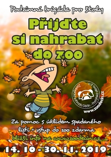 Zoo Děčín: Podzimní brigáda pro školy